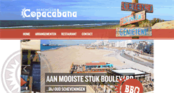 Desktop Screenshot of beachclub-copacabana.nl